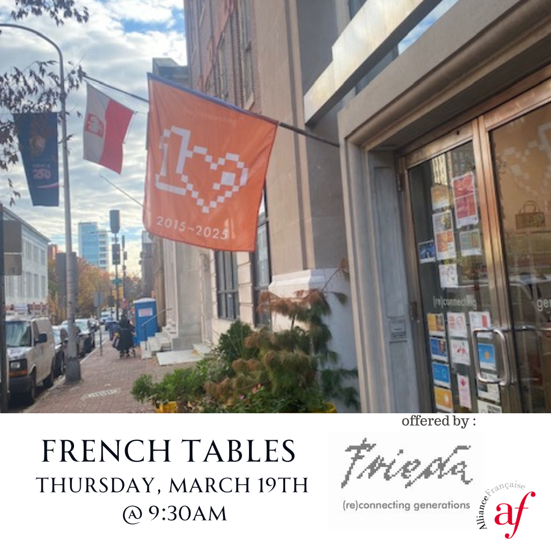 French Table at FRIEDA Mars 2026