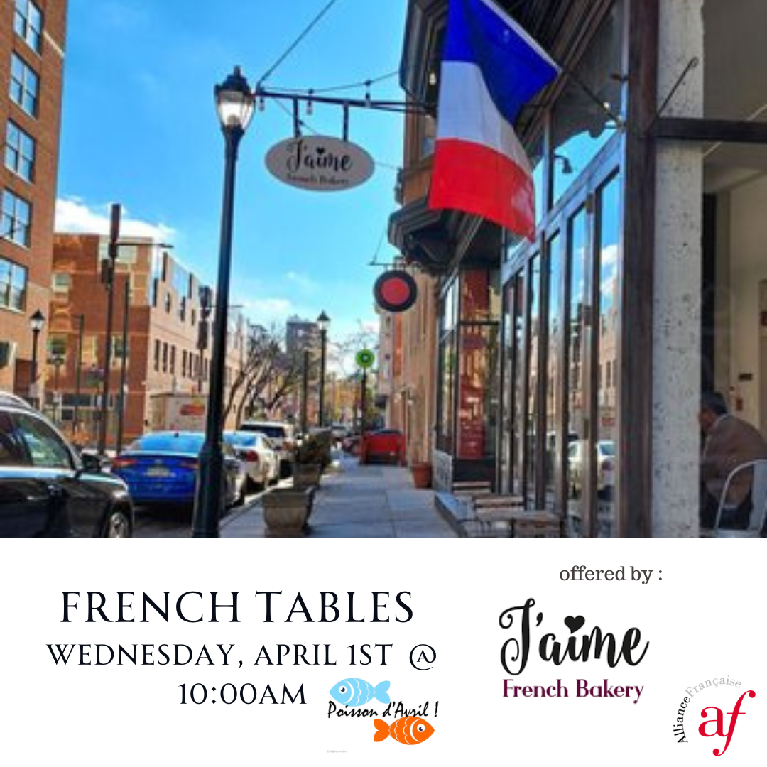 French Table at J'Aime Bakery Avril 2026