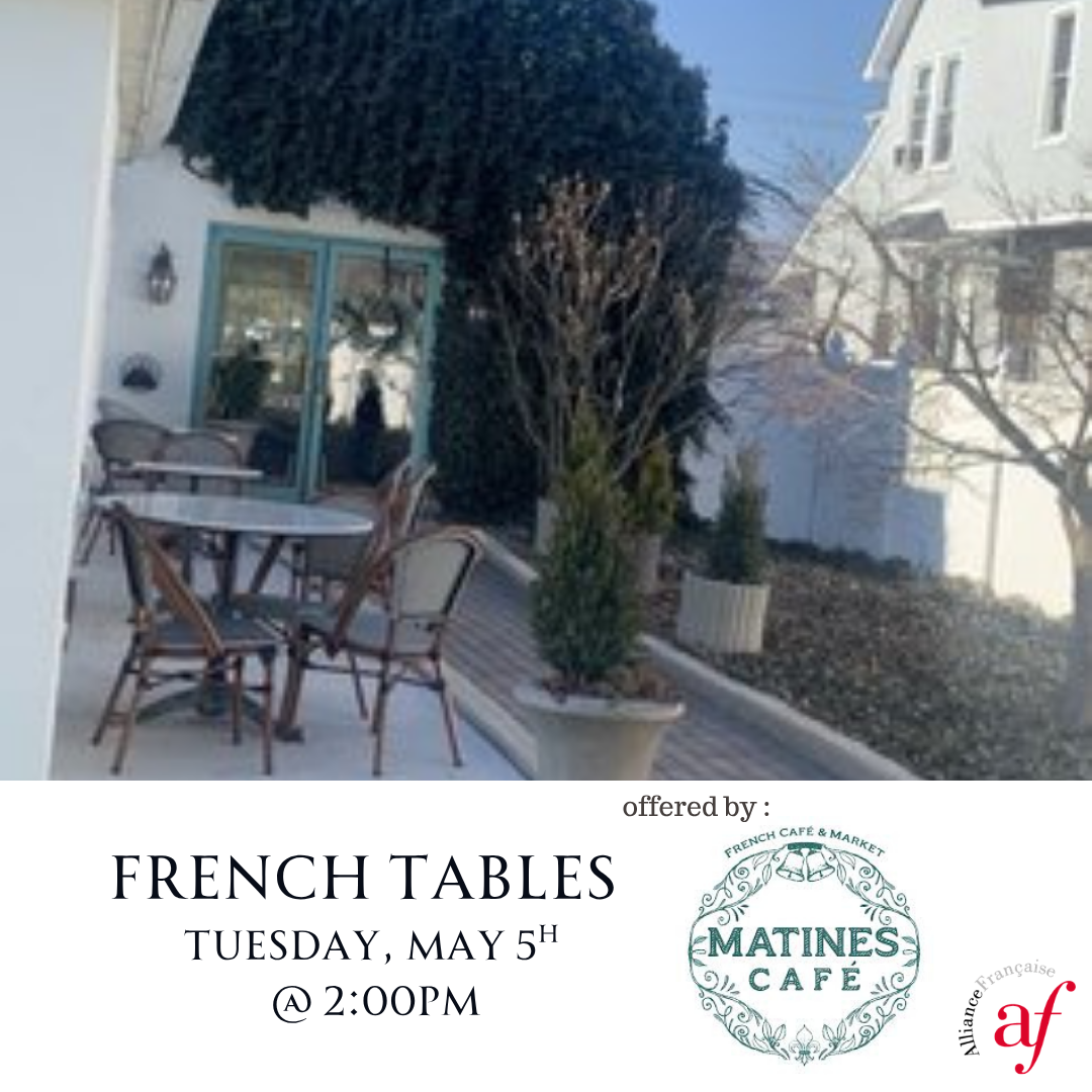 French Table at MATINES Café Wayne Mai 2026