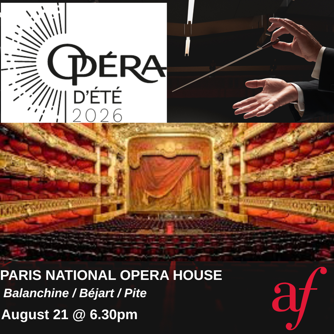 Opéra d’été : Balanchine / Béjart / Pite