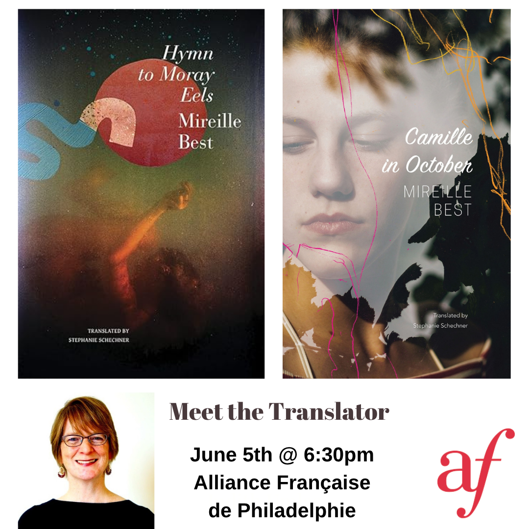 Book Signing Event - Stephanie Schechner : Mireille Best’s translator