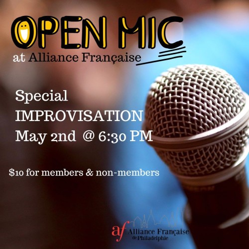 Cabaret Open MIC en Français - May 2nd 2025