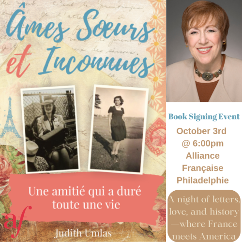 Book Signing Event - Judith Umlas : Ames Soeurs et Inconnues