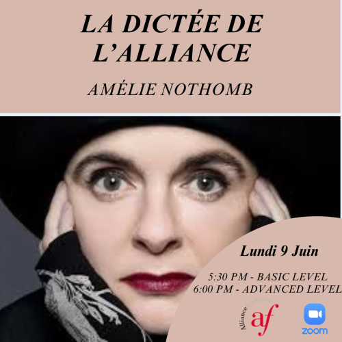 La Dictée de l'Alliance : Amélie Nothomb