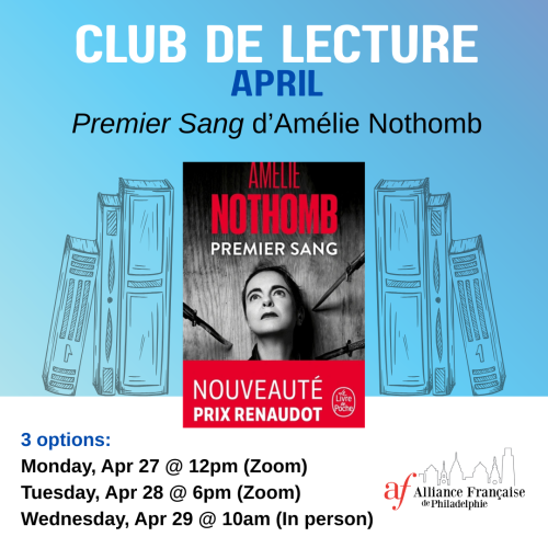 Club de Lecture: April 2026