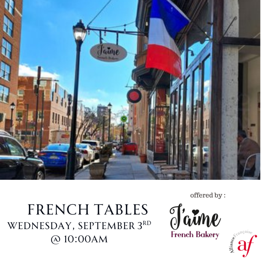 Alliance Française de Philadelphie - French Tables