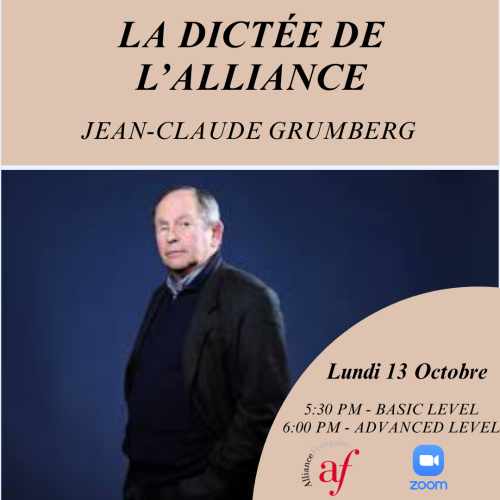 La Dictée de l'Alliance : Jean-Claude Grumberg