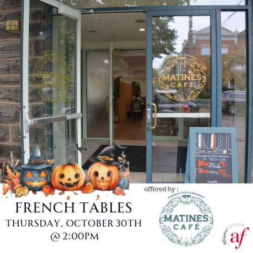 Special French Table at MATINES Chestnut Hill