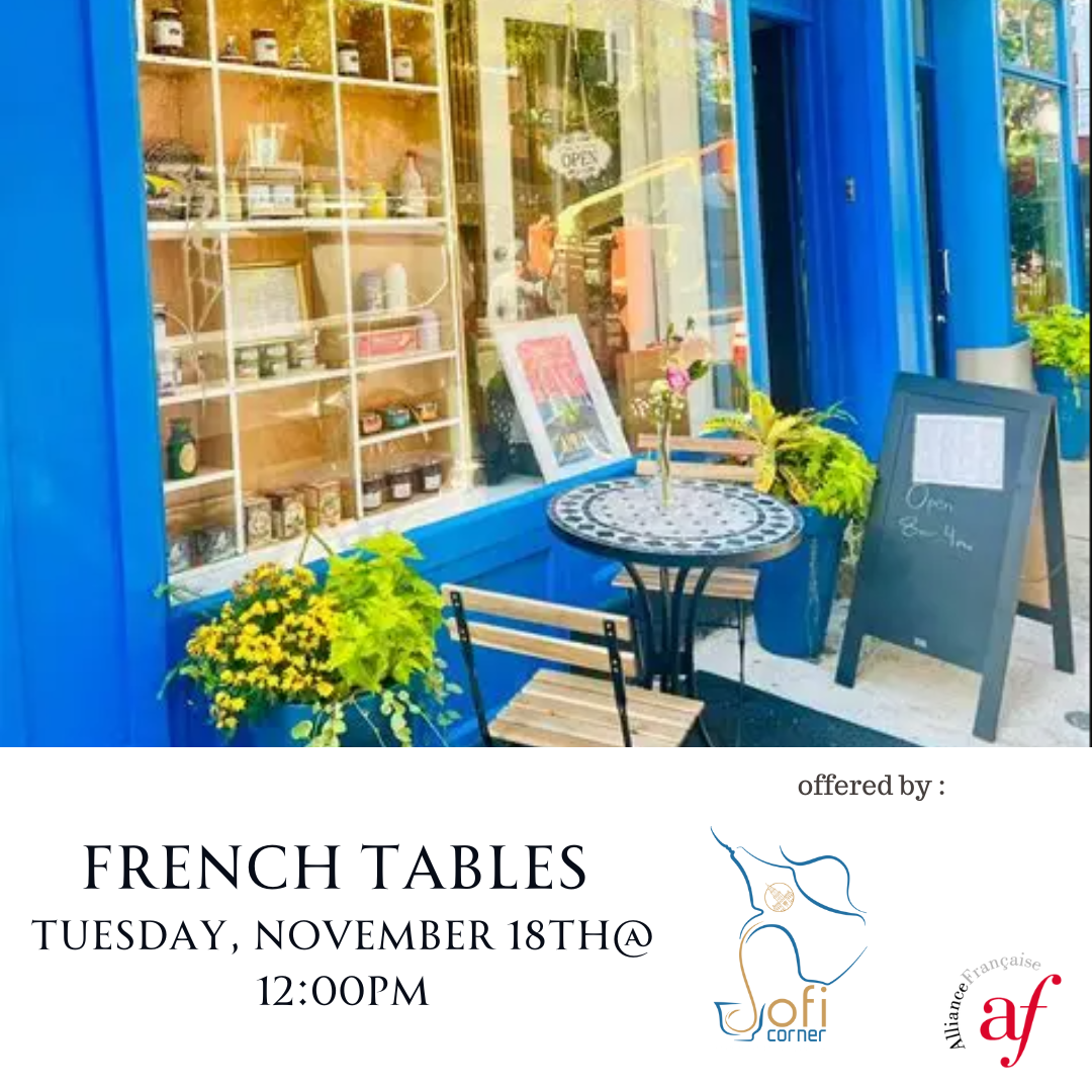 French Table at SofiCorner café