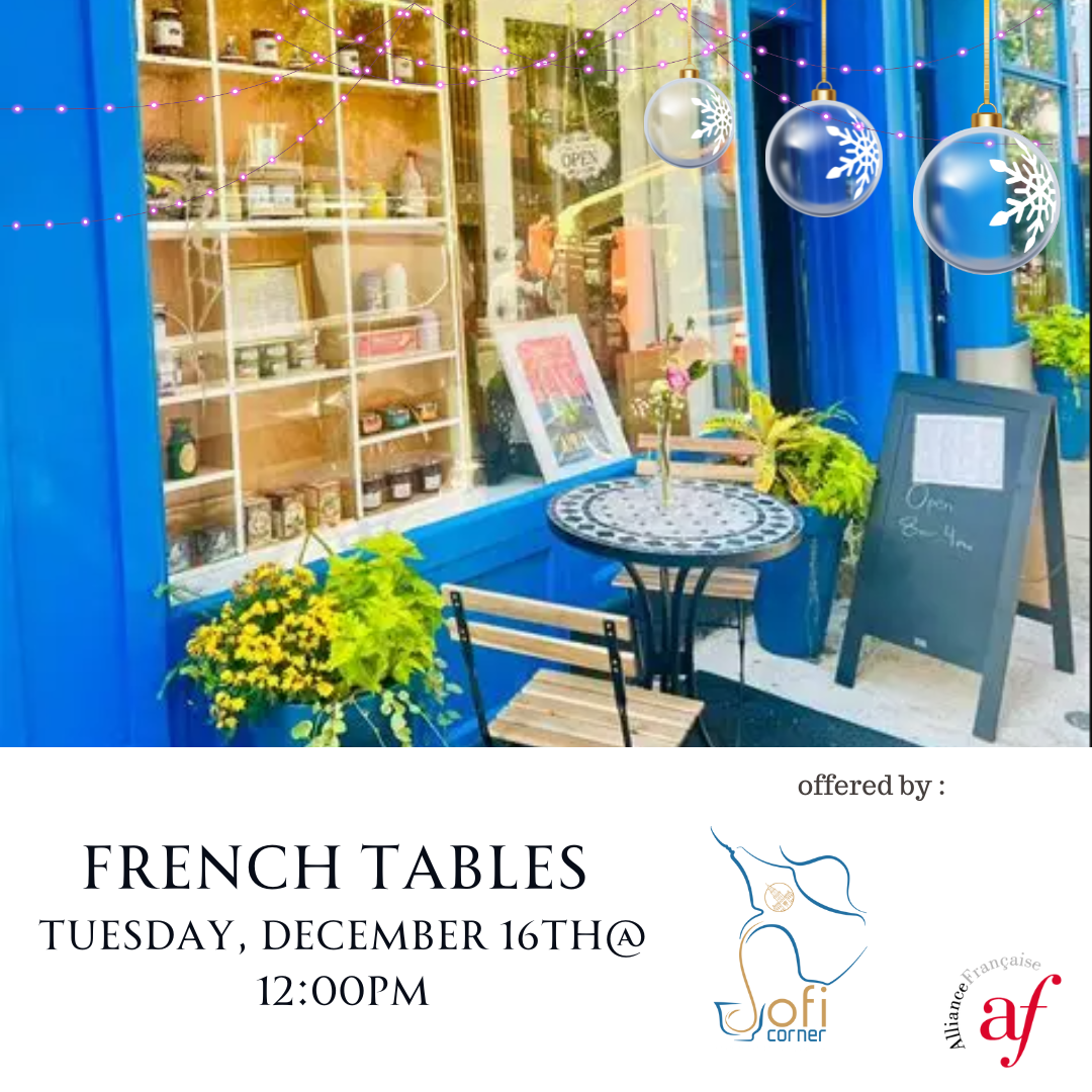 French Table at SofiCorner café
