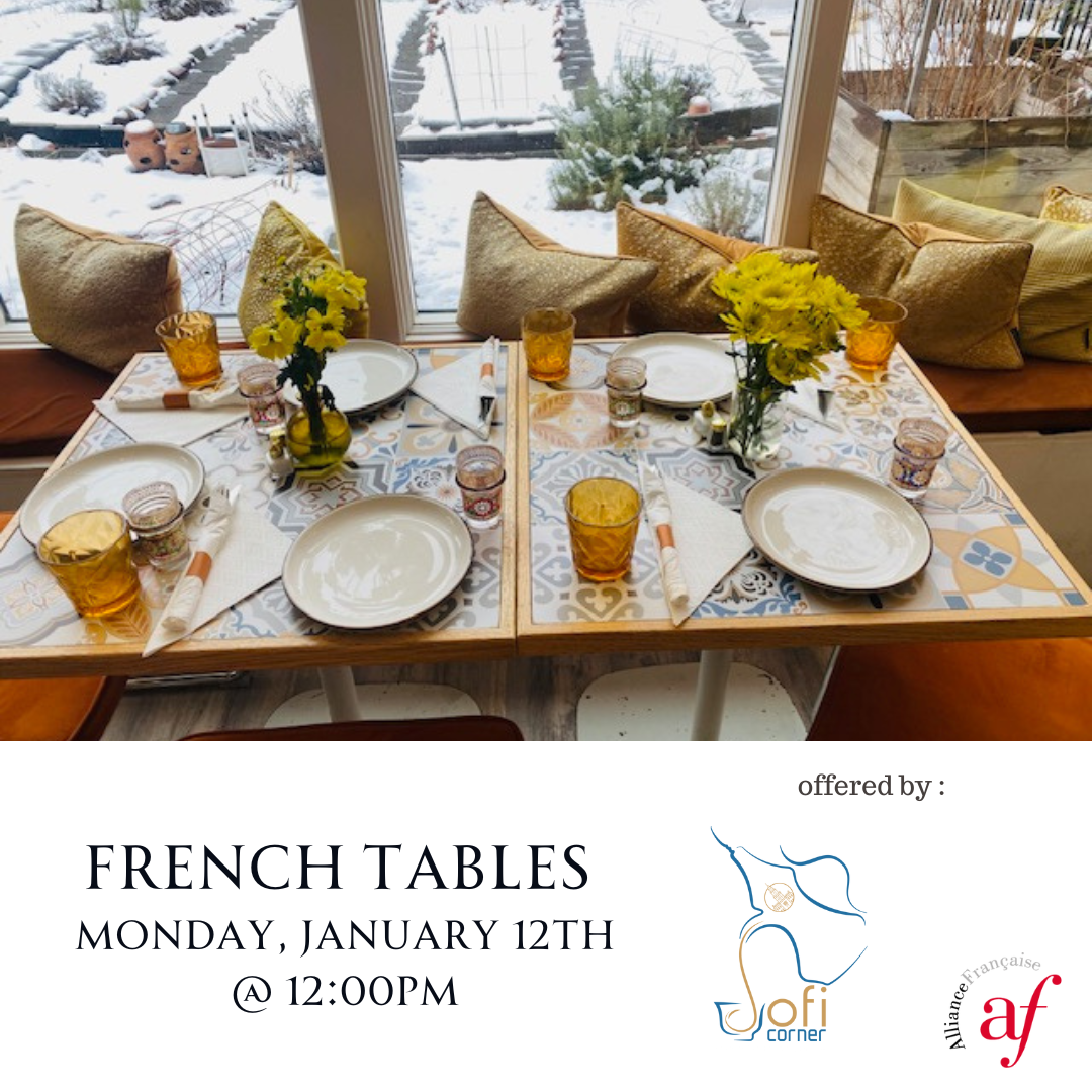 French Table at SofiCorner café Janvier 2026