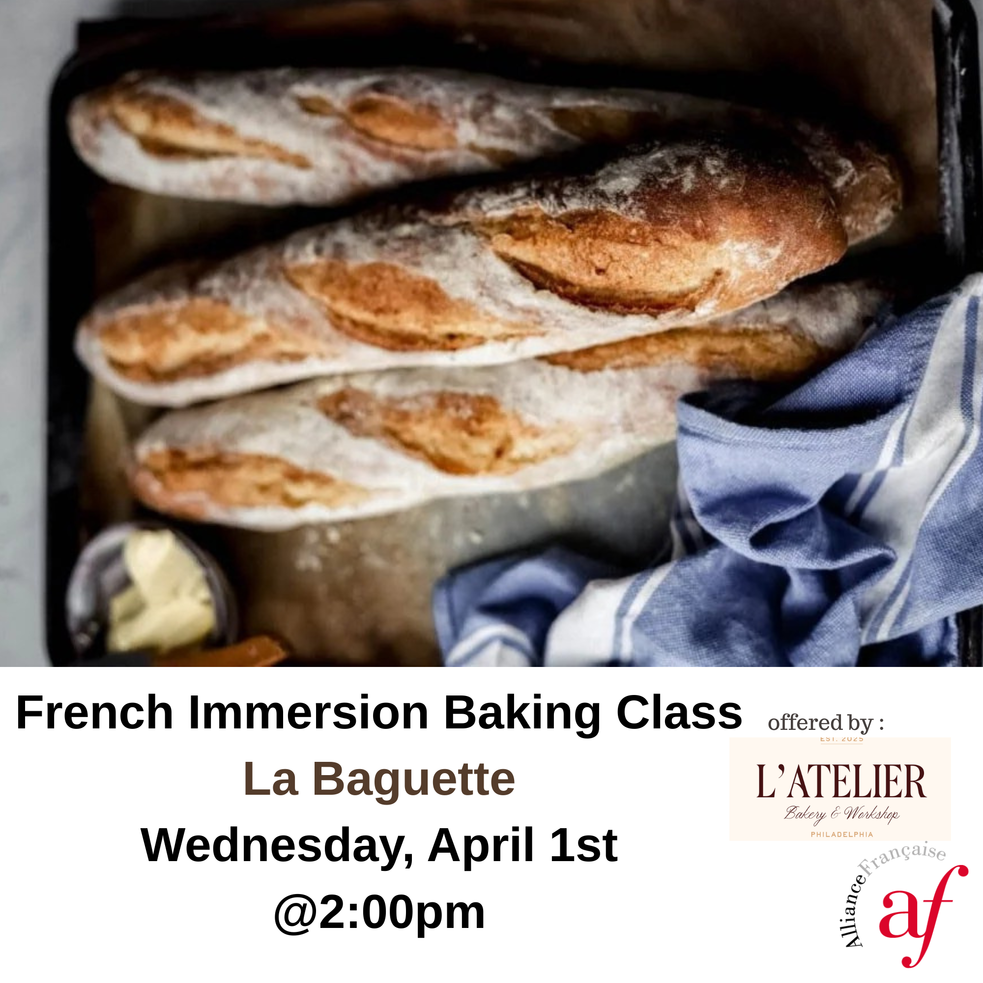 French Immersion Baking Class : la baguette